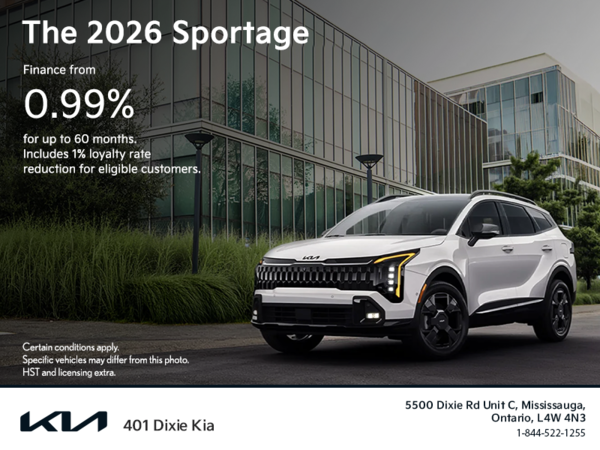 Get the 2026 Kia Sportage!