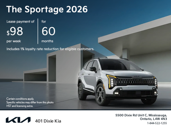 Get the 2026 Kia Sportage!