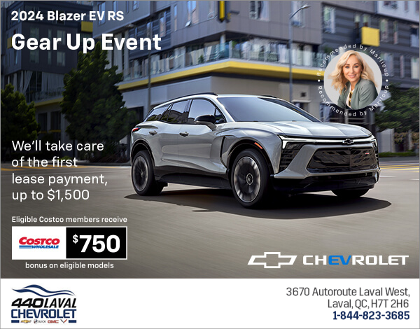 Get the 2024 Chevrolet Blazer EV