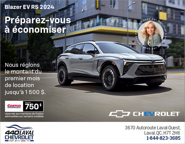 Procurez-vous le Chevrolet Blazer EV 2024