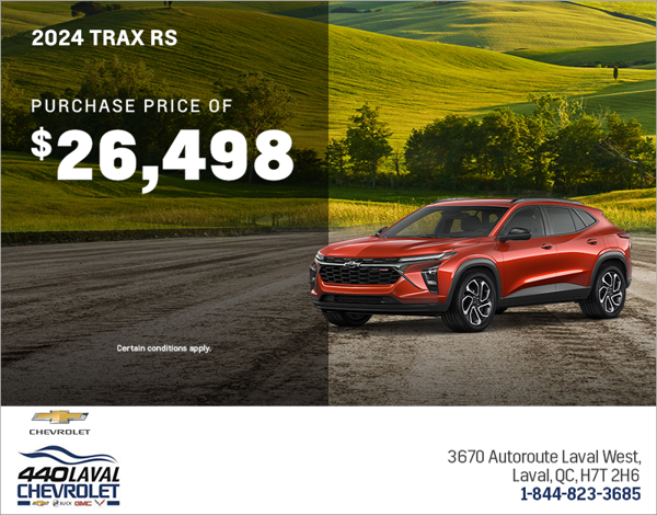 Get the 2024 Chevrolet Trax