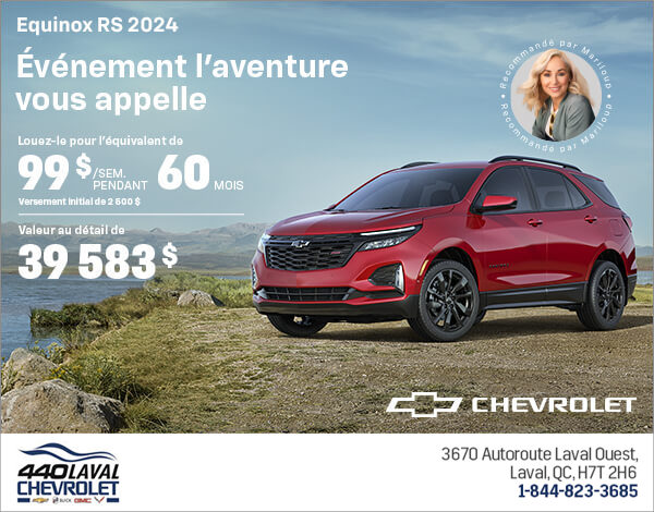 Procurez-vous le Chevrolet Equinox 2024