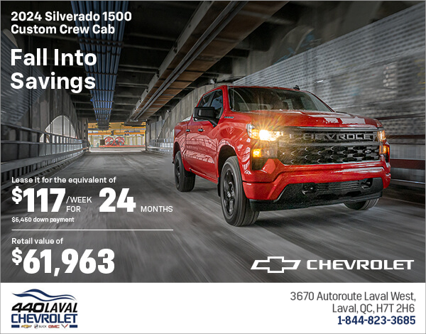 Get the 2024 Chevrolet Silverado 1500