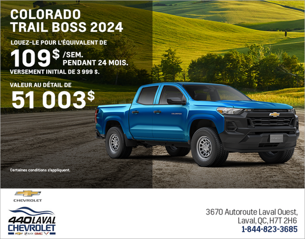 Le Chevrolet Colorado 2024