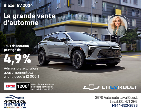 L'événement du mois Chevrolet