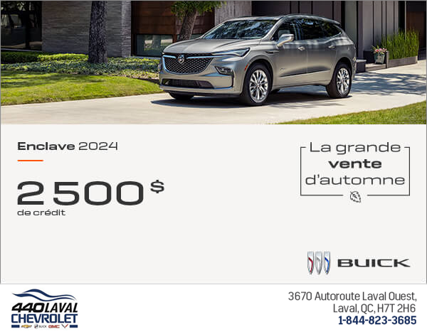 Procurez-vous le Buick Enclave 2024