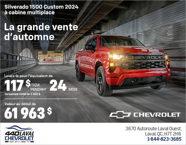 Procurez-vous le Chevrolet Silverado 1500 2024