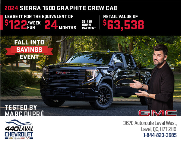 The 2024 GMC Sierra 1500 Graphite