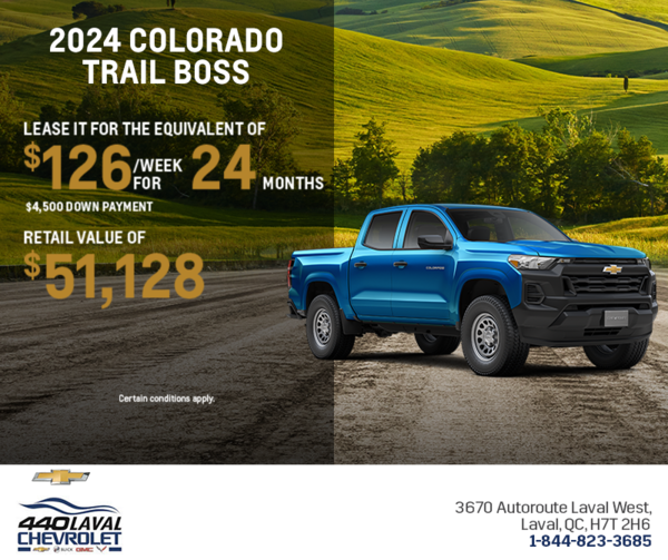 Get the 2024 Chevrolet Colorado