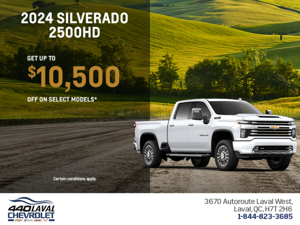 Get the 2024 Chevrolet Silverado 2500HD