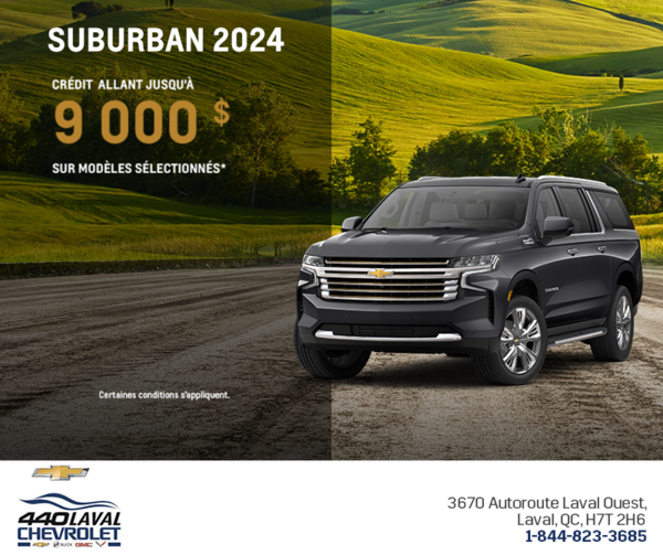 Le Chevrolet Suburban 2024