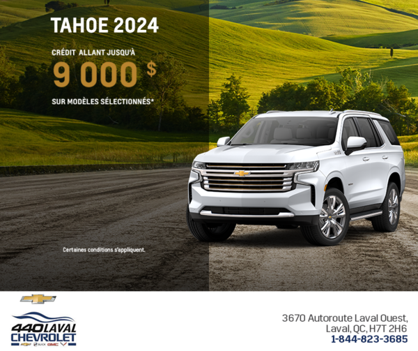 Le Chevrolet Tahoe 2024