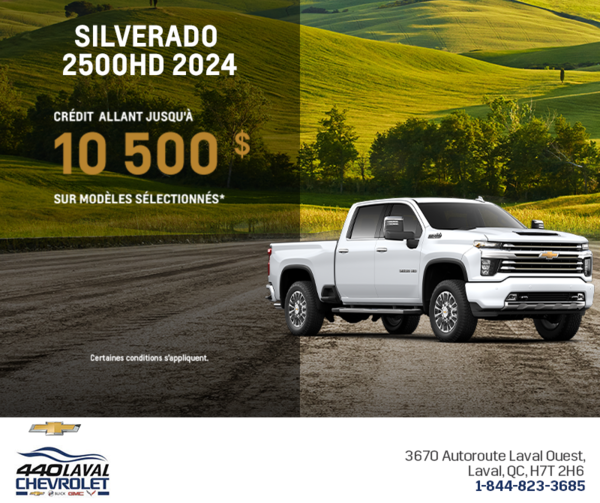 Procurez-vous le Chevrolet Silverado 2500HD 2024