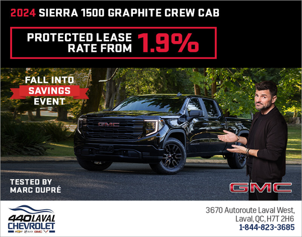 The 2024 GMC Sierra 1500 Graphite