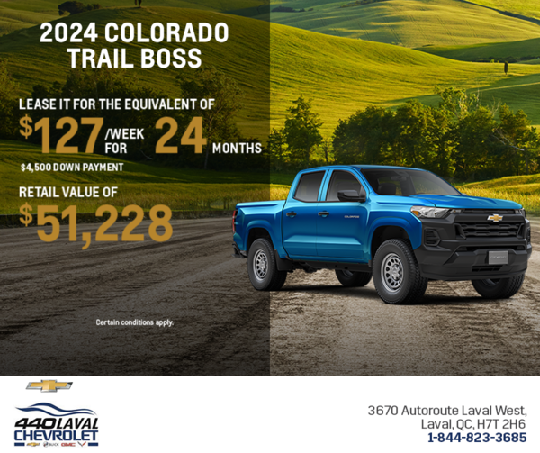 Get the 2024 Chevrolet Colorado