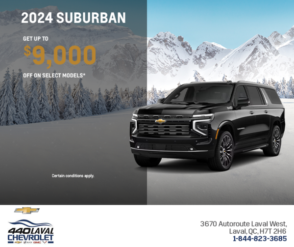 Get the 2024 Chevrolet Suburban