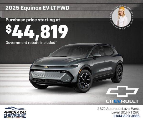 Get the 2025 Chevrolet Equinox EV