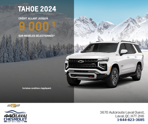 Le Chevrolet Tahoe 2024