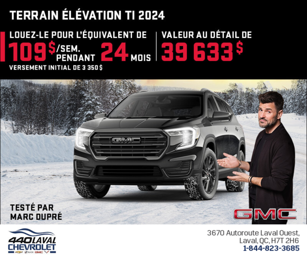 Le GMC Terrain 2024