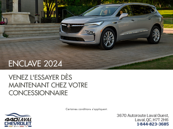 Procurez-vous le Buick Enclave 2024