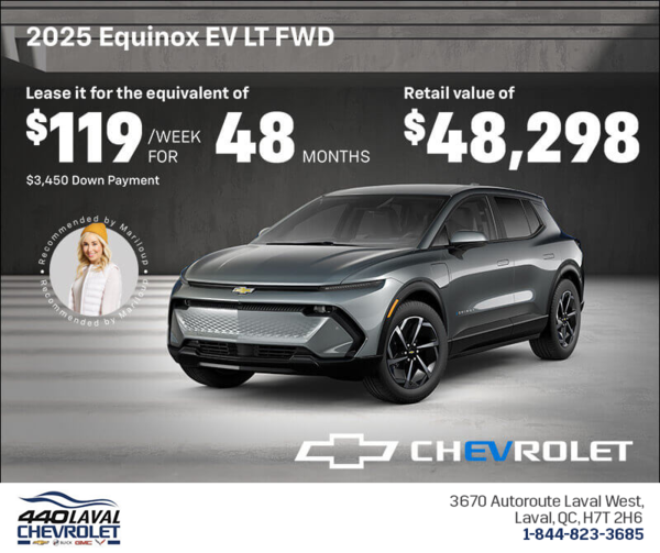 Get the 2025 Chevrolet Equinox EV