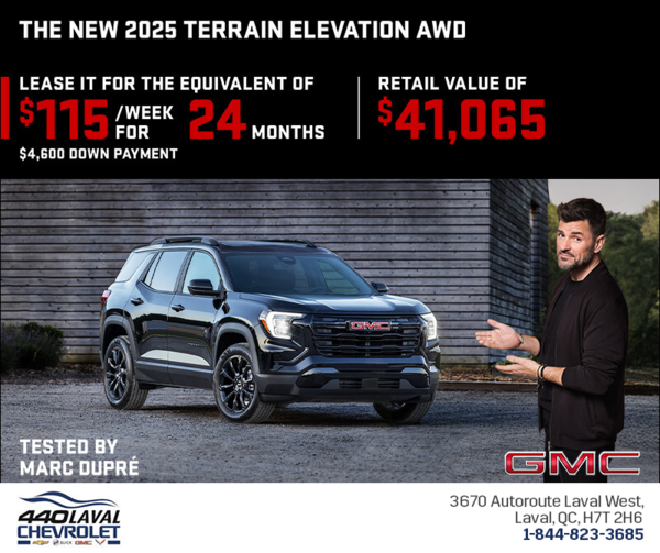 The 2025 GMC Terrain