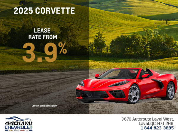 Get the 2025 Chevrolet Corvette
