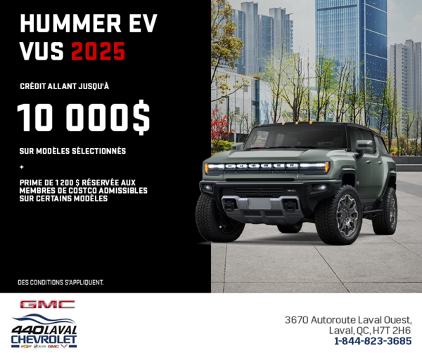 Le GMC Hummer EV 2025