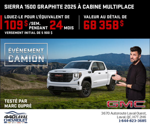 Le GMC Sierra 1500 2025