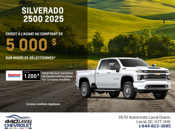 Procurez-vous le Chevrolet Silverado 2500 2025