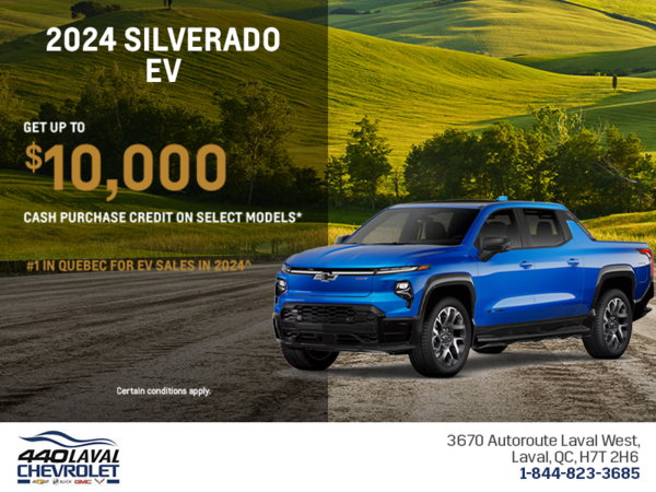Get the 2024 Chevrolet Silverado EV