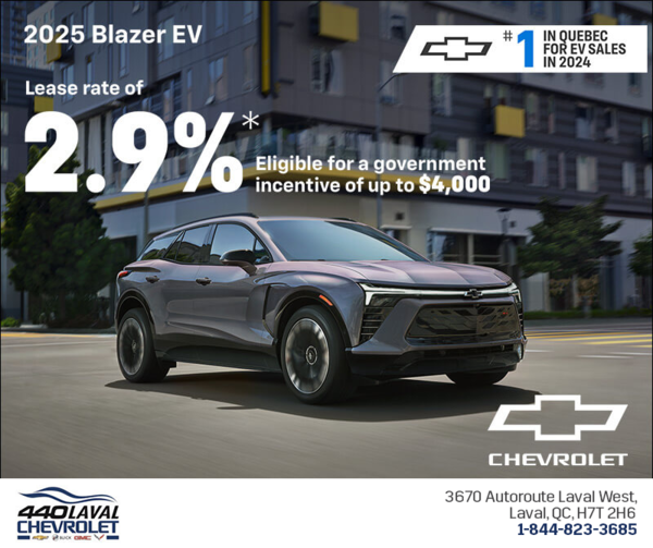 Get the 2025 Chevrolet Blazer EV