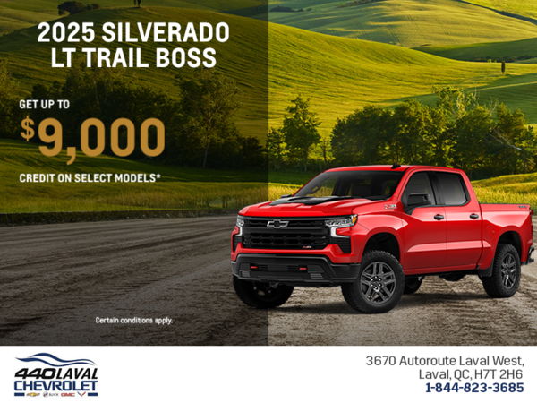 Get the 2025 Chevrolet Silverado 1500 LT Trail Boss