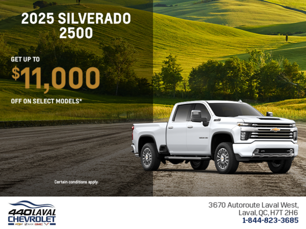 Get the 2025 Chevrolet Silverado 2500
