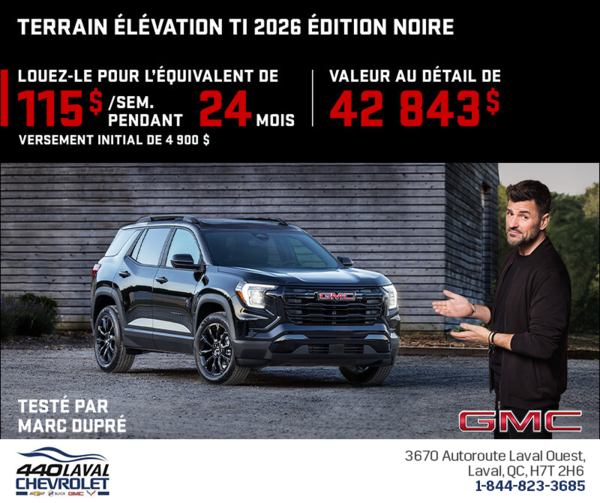 Le GMC Terrain 2026