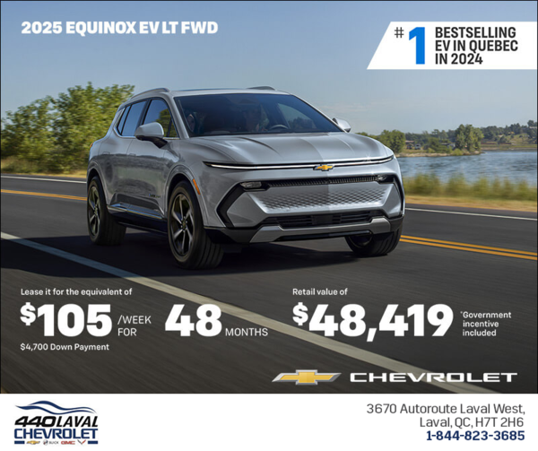 Get the 2025 Chevrolet Equinox EV