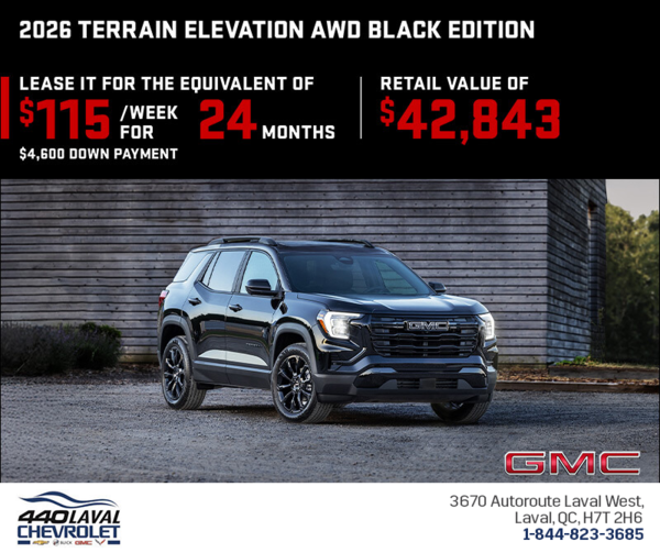 The 2026 GMC Terrain