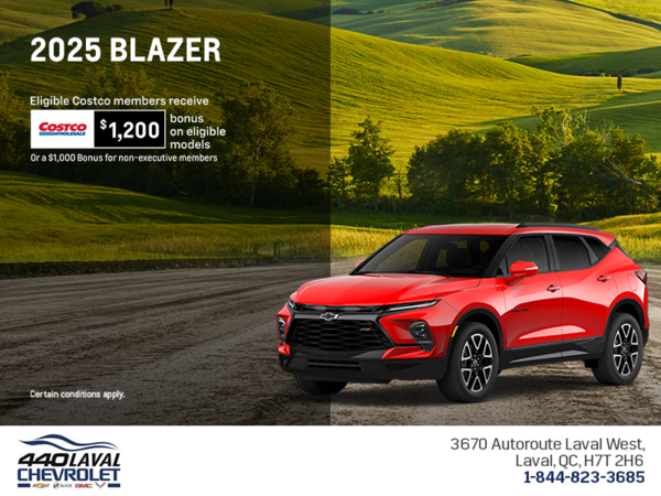 Get the 2025 Chevrolet Blazer