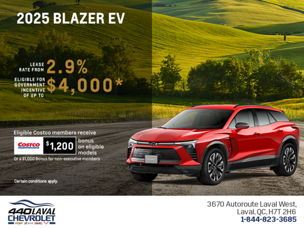 Get the 2025 Chevrolet Blazer EV