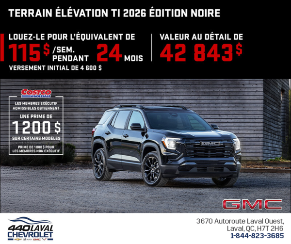 Le GMC Terrain 2026