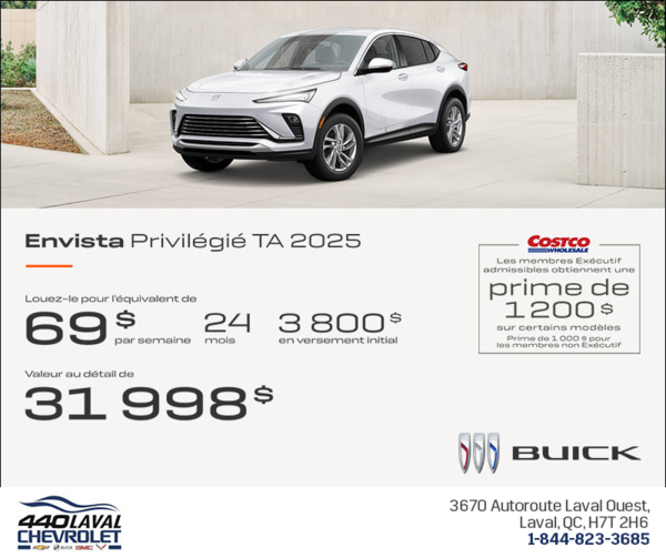 Procurez-vous la Buick Envista 2025