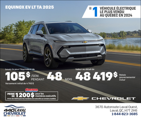 Procurez-vous le Chevrolet Equinox EV 2025