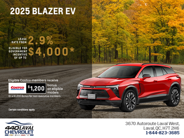 Get the 2025 Chevrolet Blazer EV