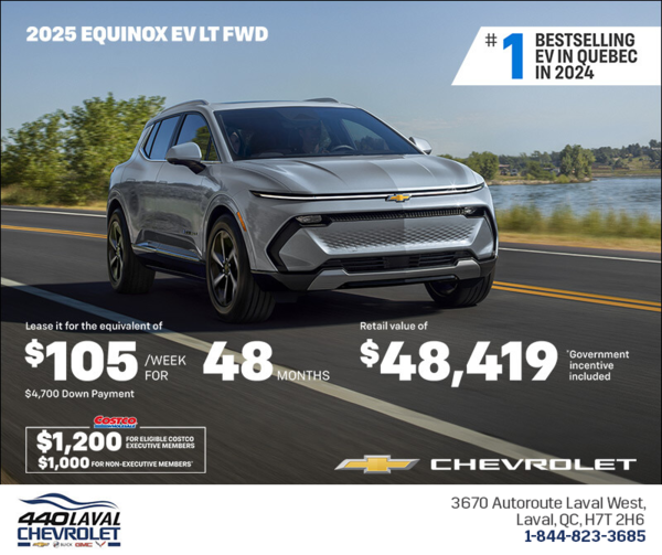 Get the 2025 Chevrolet Equinox EV
