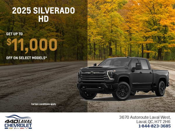 Get the 2025 Chevrolet Silverado HD