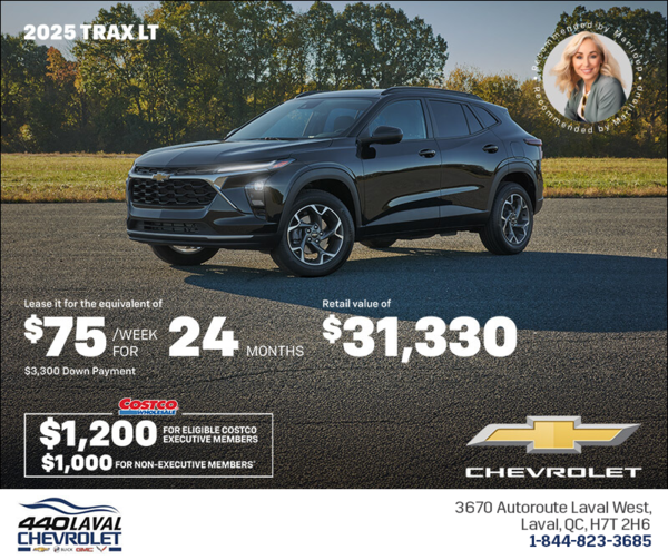 Get the 2025 Chevrolet Trax LT