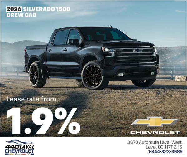 Get the 2026 Chevrolet Silverado 1500