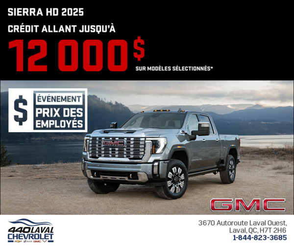 Le GMC Sierra HD 2025