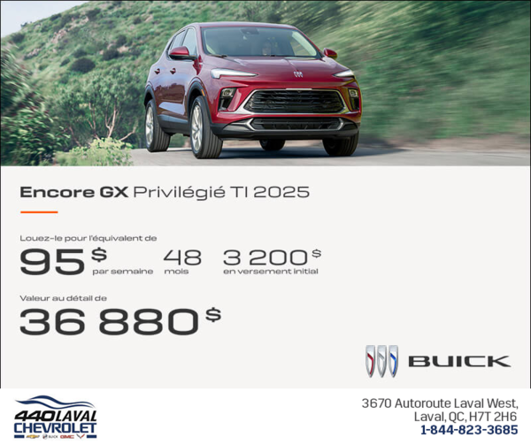 Get the 2025 Buick Encore GX