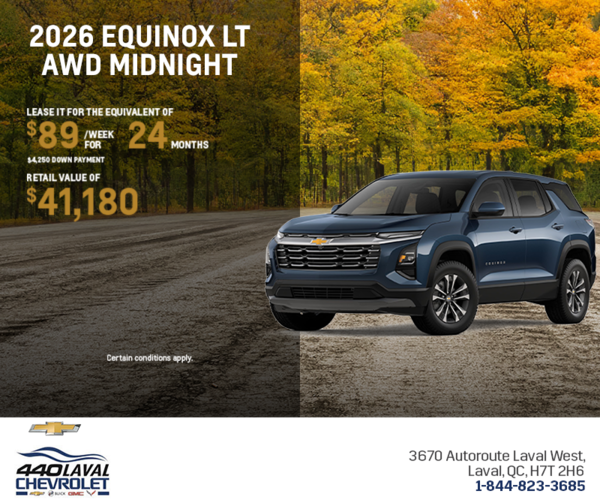 Get the 2026 Chevrolet Equinox LT AWD